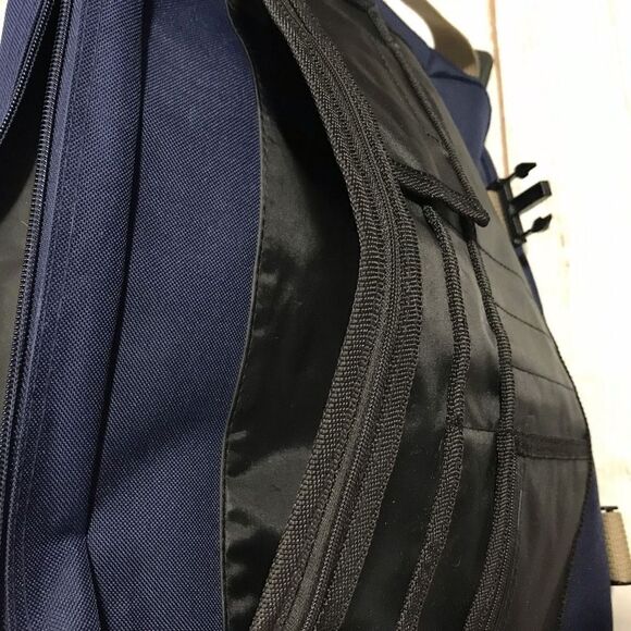 Leeds Laptop Work Bag Blue Travel Commute 33 - Picture 11 of 16